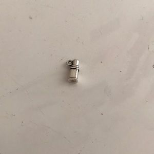 Retired empty lipstick tub charm James Avery